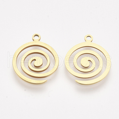 201 Stainless Steel Pendants STAS-T044-83G-1