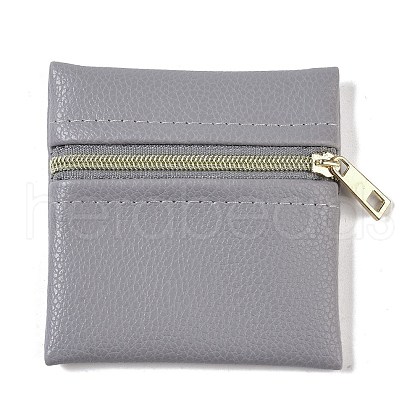 Imitation Leather Jewelry Storage Zipper Bags ABAG-G016-01A-04-1