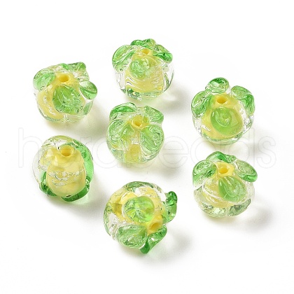 Handmade Lampwork Fruit Beads LAMP-C004-06E-1