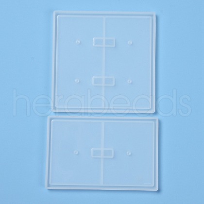 2Pcs Rectangle Socket Panel Silicone Mould Sets DIY-O015-08-1