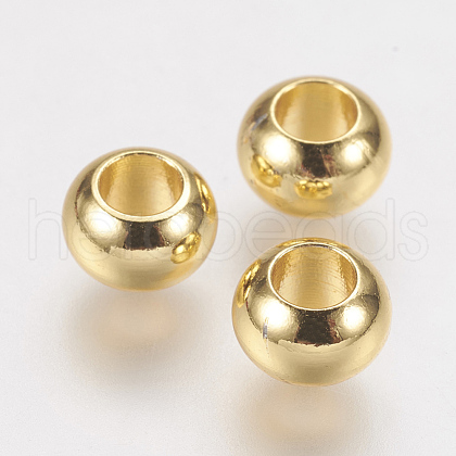 Brass Spacer Beads KK-F730-04G-1