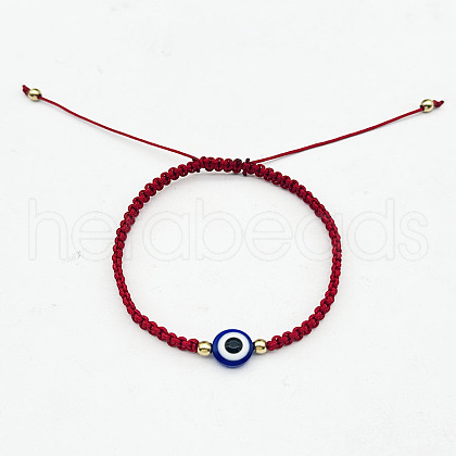 Hamsa Hand with Evil Eye Bead Braided Bead Bracelets SX3134-2-1