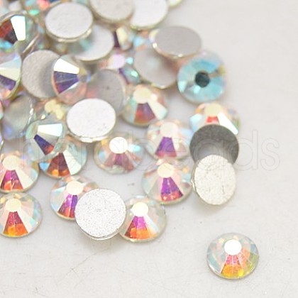 Glass Flat Back Rhinestone RGLA-C002-SS4-101-1