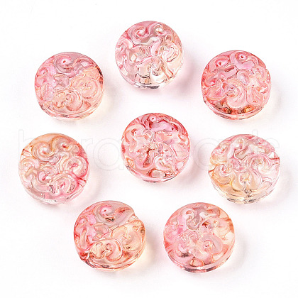 Transparent Glass Beads GLAA-D007-02A-1
