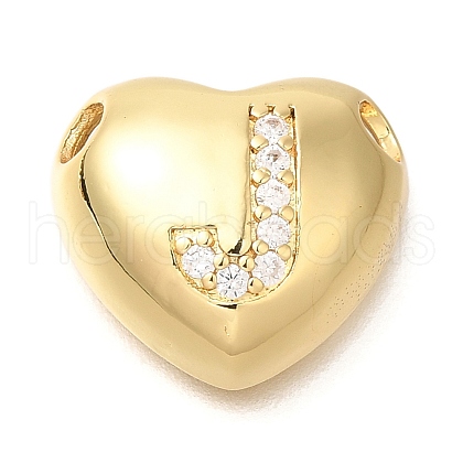 Rack Plating Brass Micro Pave Cubic Zirconia Pendants KK-I722-04G-J-1