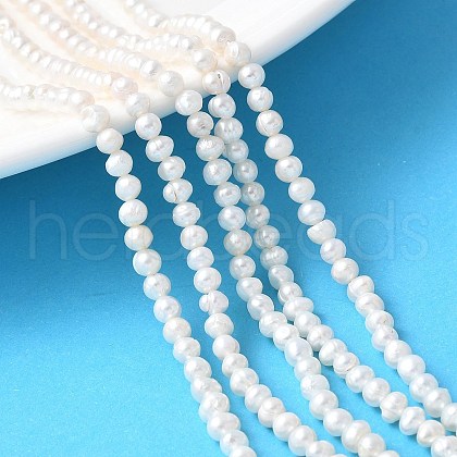 Natural Cultured Freshwater Pearl Beads Strands PEAR-I007-07N-05A-1