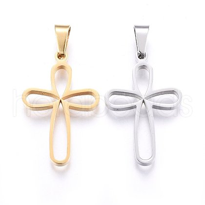 304 Stainless Steel Pendants STAS-H469-11-1