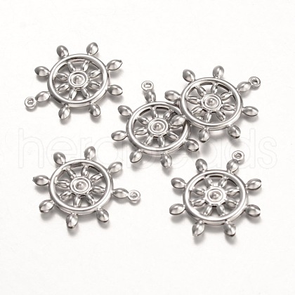 Tarnish Resistant 316 Surgical Stainless Steel Pendants STAS-K096-12P-1