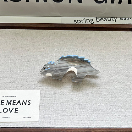 Dinosaur Cellulose Acetate Claw Hair Clips PW-WGB8033-03-1