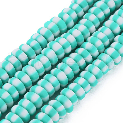 Handmade Polymer Clay Beads Strands CLAY-N008-042A-1