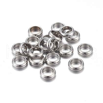 Tarnish Resistant 201 Stainless Steel Spacer Beads STAS-K200-07P-G-1
