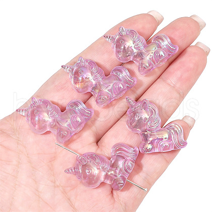 2Pcs Transparent Beads PW-WG74A25-03-1
