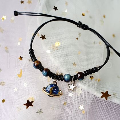 Ceramic Beads Braided Bead Bracelets for Women WG429D7-03-1