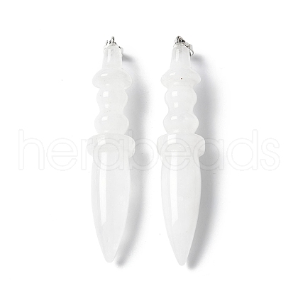 Natural Quartz Crystal Pendants G-C187-02I-1