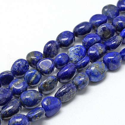 Natural Lapis Lazuli Beads Strands X-G-R445-6x8-35-1