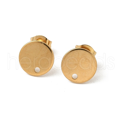 304 Stainless Steel Stud Earring Finding STAS-V015-26A-G-1
