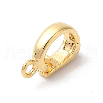 Brass Enhancer Shortener Pendant Bails KK-H483-11B-G-1