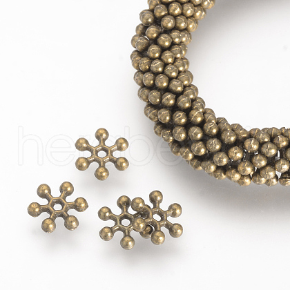 Brass Spacer Beads X-KK-Q675-01-1