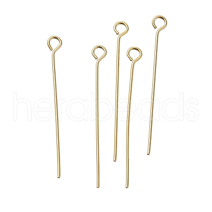 Brass Eye Pins KK-H502-02E-G-1