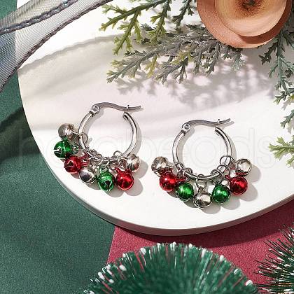 304 Stainless Steel Hoop Earrings EJEW-JE06066-1