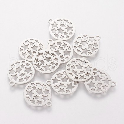 Non-Tarnish 201 Stainless Steel Pendants STAS-Q201-T108-1
