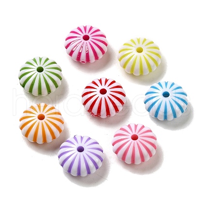 Opaque Acrylic Beads OACR-E039-41-1
