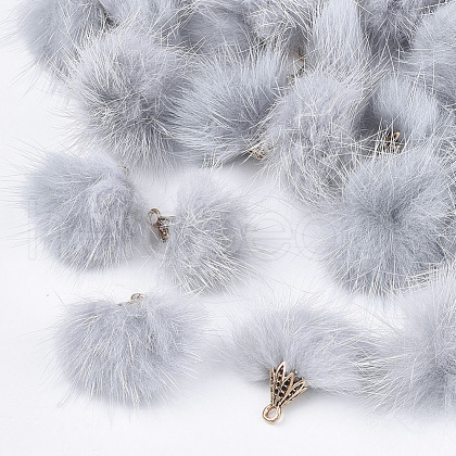 Faux Mink Fur Tassel Pendant Decorations FIND-S300-37I-1