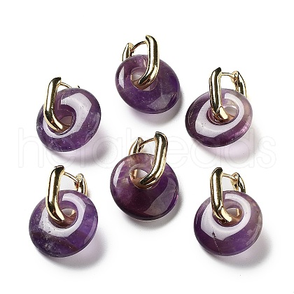 Rack Plating Brass Hoop Earrings EJEW-M248-01G-05-1