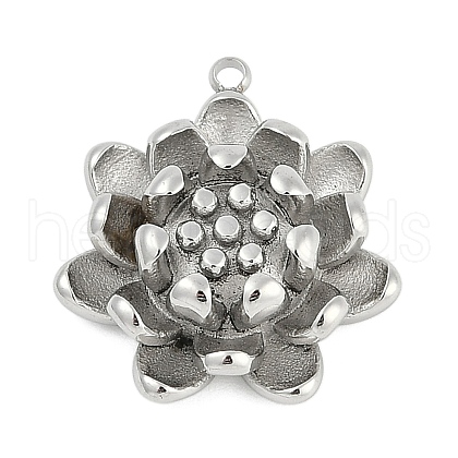304 Stainless Steel Pendants STAS-I325-019P-02-1