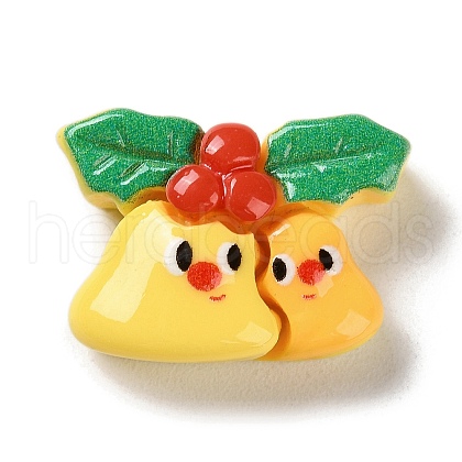 Christmas Theme Opaque Resin Decoden Cabochons RESI-F053-C08-1