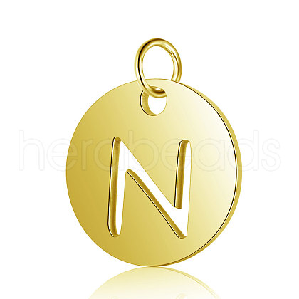 Ion Plating(IP) 304 Stainless Steel Charms A-STAS-S105-T514G-N-1