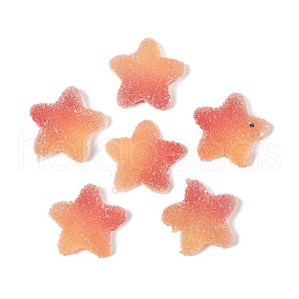 Imitation Candy Food Style Resin Cabochons RESI-R461-02L-1