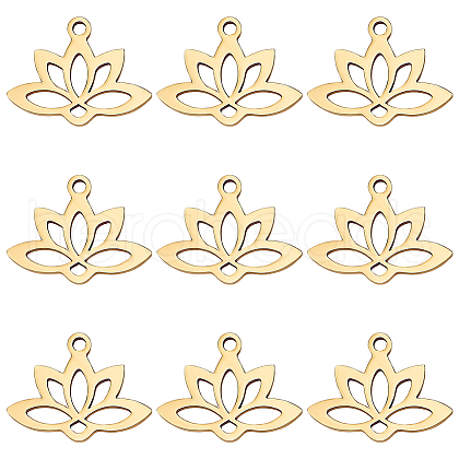 Beebeecraft 20Pcs 201 Stainless Steel Pendants STAS-BBC0005-66-1