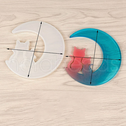 Moon Food Grade Silhouette Silicone Molds PW-WG92032-04-1