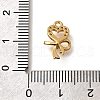Brass Micro Pave Cubic Zirconia Pendants KK-K294-03G-3