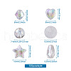 Transparent Acrylic Beads TACR-TA0001-11-8