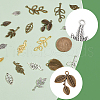 110Pcs 22 Style Tibetan Style Alloy Pendants TIBEP-FG0001-11-3