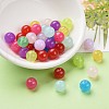 Imitation Jade Acrylic Beads SACR-S188-10mm-M-2