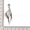 304 Stainless Steel Big Pendants STAS-K283-32AS-3