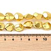 Electroplate Glass Beads Strands EGLA-V001-06-5