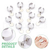 304 Stainless Steel Open Cuff Finger Rings RJEW-UN00008-4