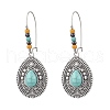 Alloy Teardrop Dangle Earrings EJEW-JE06443-2