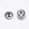 Tarnish Resistant 304 Stainless Steel Bead Caps X-STAS-E139-B-03-1