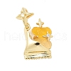 Brass Micro Pave Cubic Zirconia Pendants KK-S507-13E-2