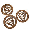 Wooden WICCA Altar Ritual Ornaments PW-WG43201-01-4