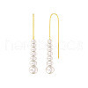 925 Sterling Silver Ear Thread EJEW-P231-22G-1