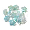 UV Plating Iridescent Acrylic Bead Caps OACR-C021-08D-1