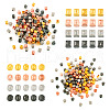  800Pcs 8 Styles CCB Plastic Beads CCB-TA0001-05-9