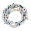 Natural Blue Ice Glacierite Stone Beads Strands G-B092-A01-01-3