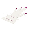 Hand Shaped Cardboard Paper Bracelet Display Cards CDIS-M005-06-3